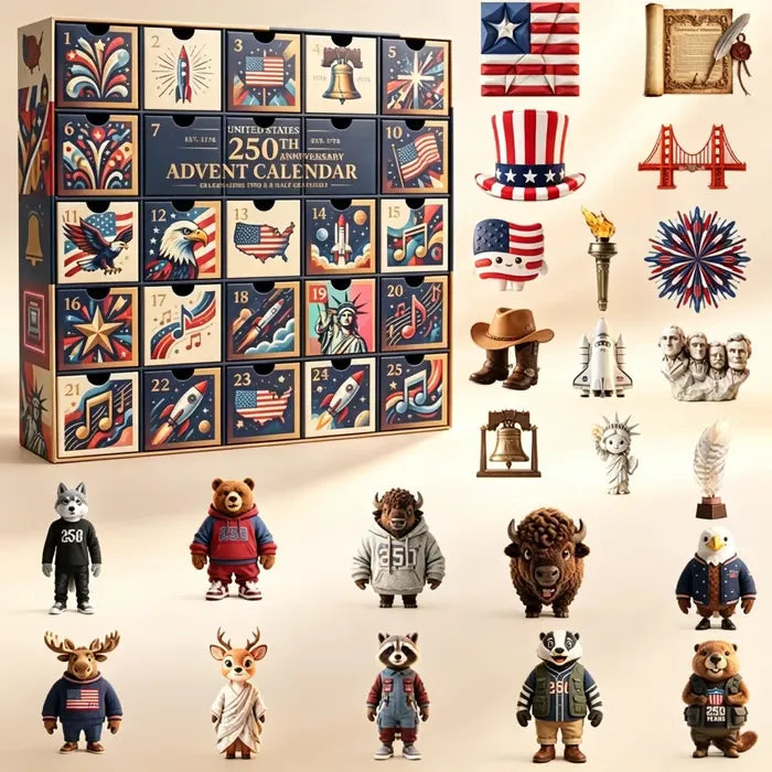 🇺🇸 LAST DAY — 40% OFF 🎇 | 250th Anniversary Advent Calendar 25 Days. 25 Collectibles. One Nation’s Legacy.