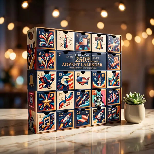 🇺🇸 LAST DAY — 40% OFF 🎇 | 250th Anniversary Advent Calendar 25 Days. 25 Collectibles. One Nation’s Legacy.
