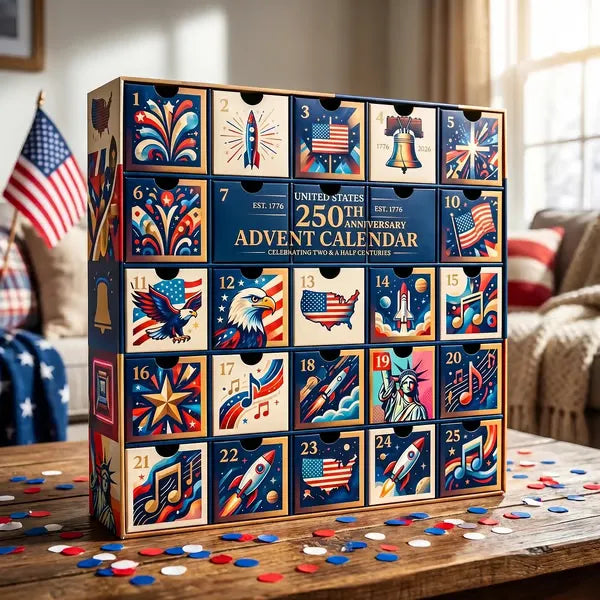 🇺🇸 LAST DAY — 40% OFF 🎇 | 250th Anniversary Advent Calendar 25 Days. 25 Collectibles. One Nation’s Legacy.