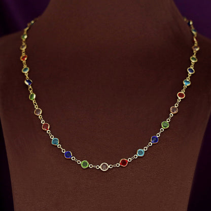 Multicolour Long Neckpiece